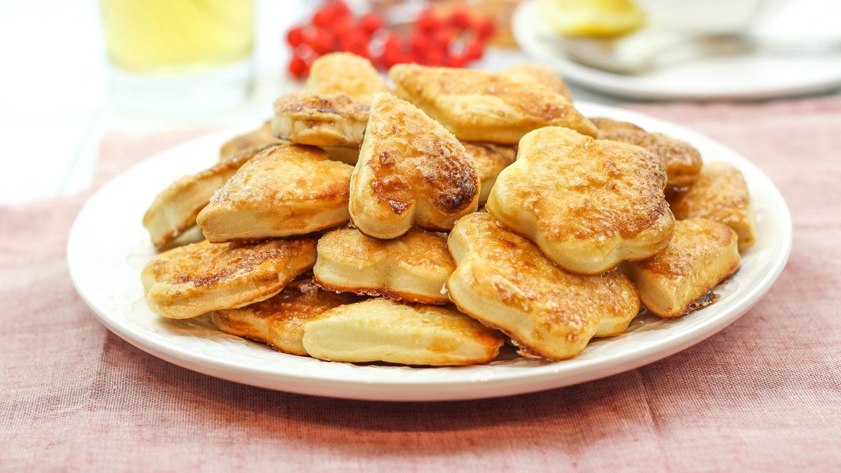 Печенье слоеное ушки
