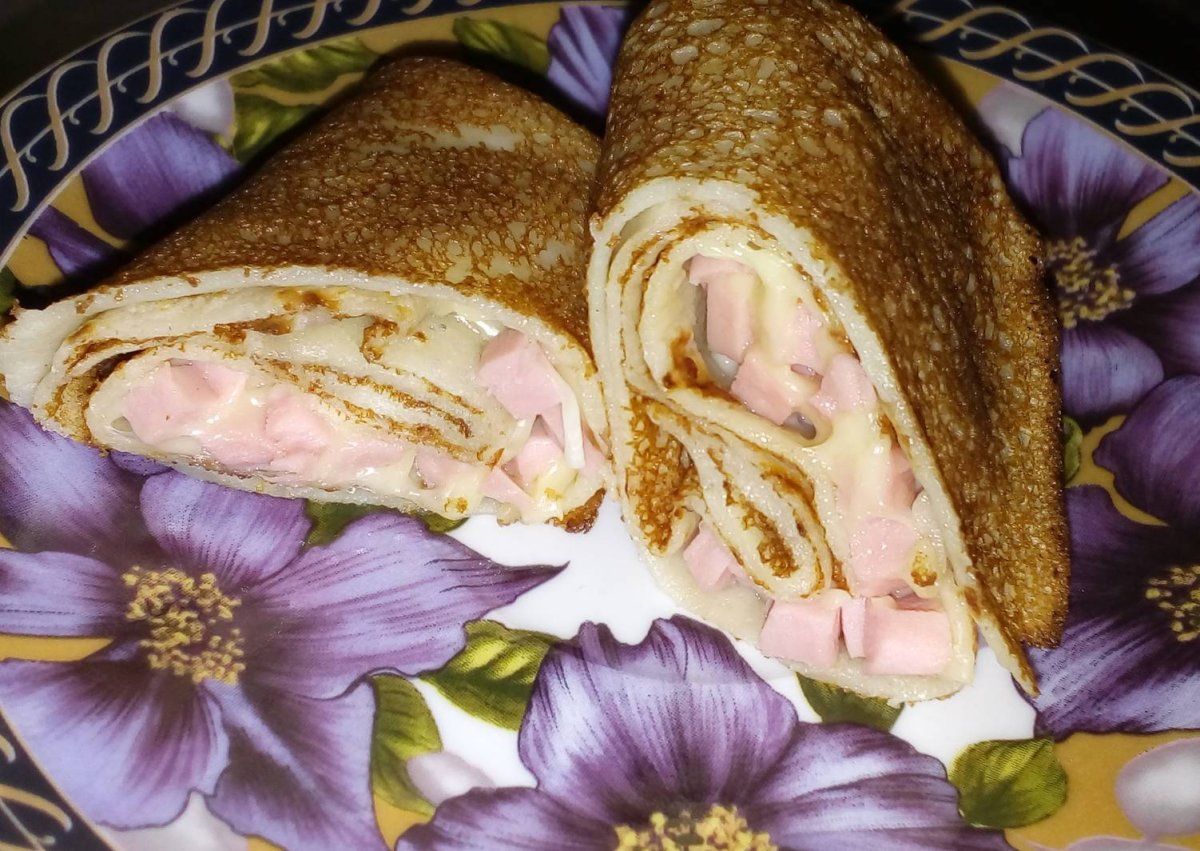 Блинчики с фаршем