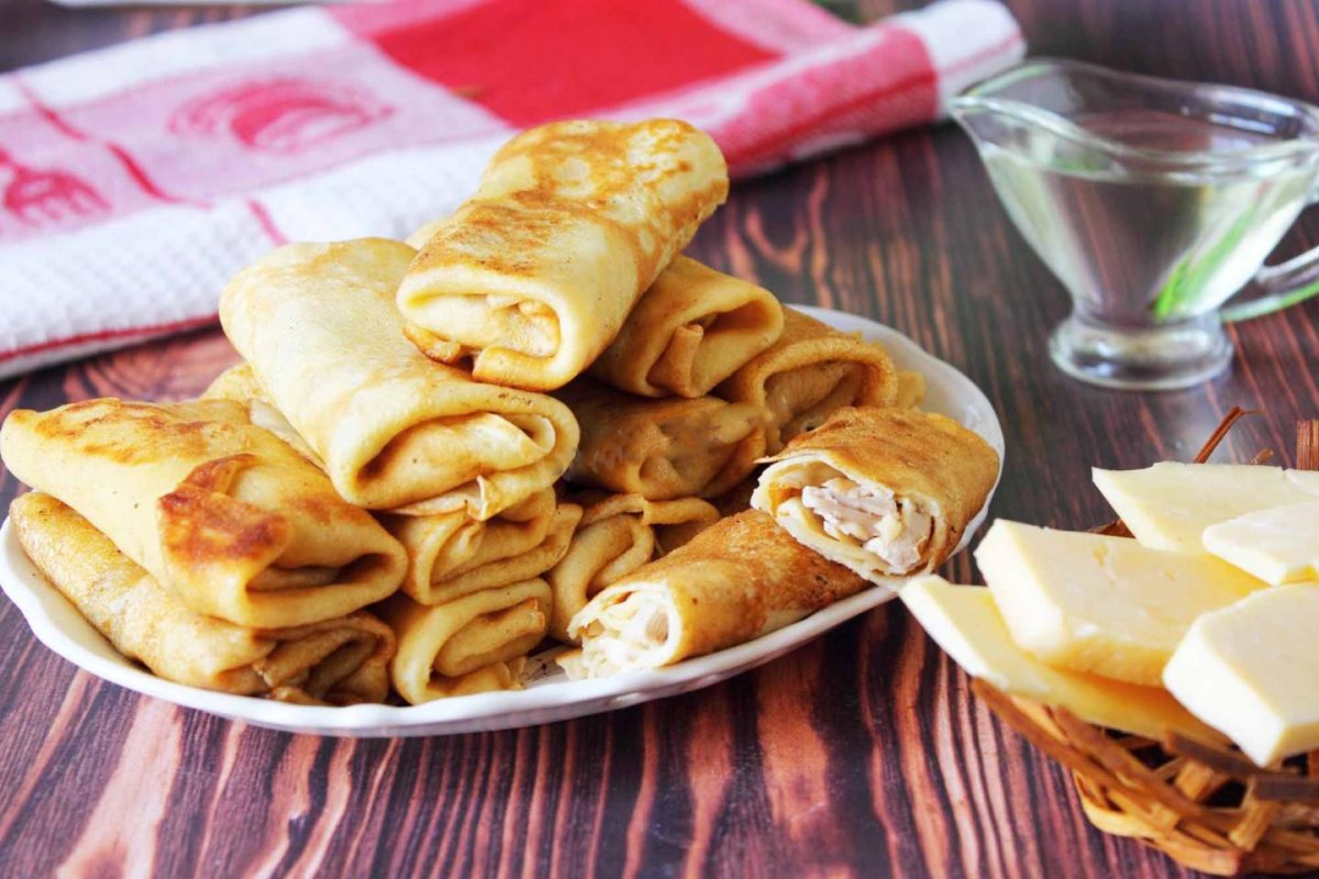 Блины с ливером