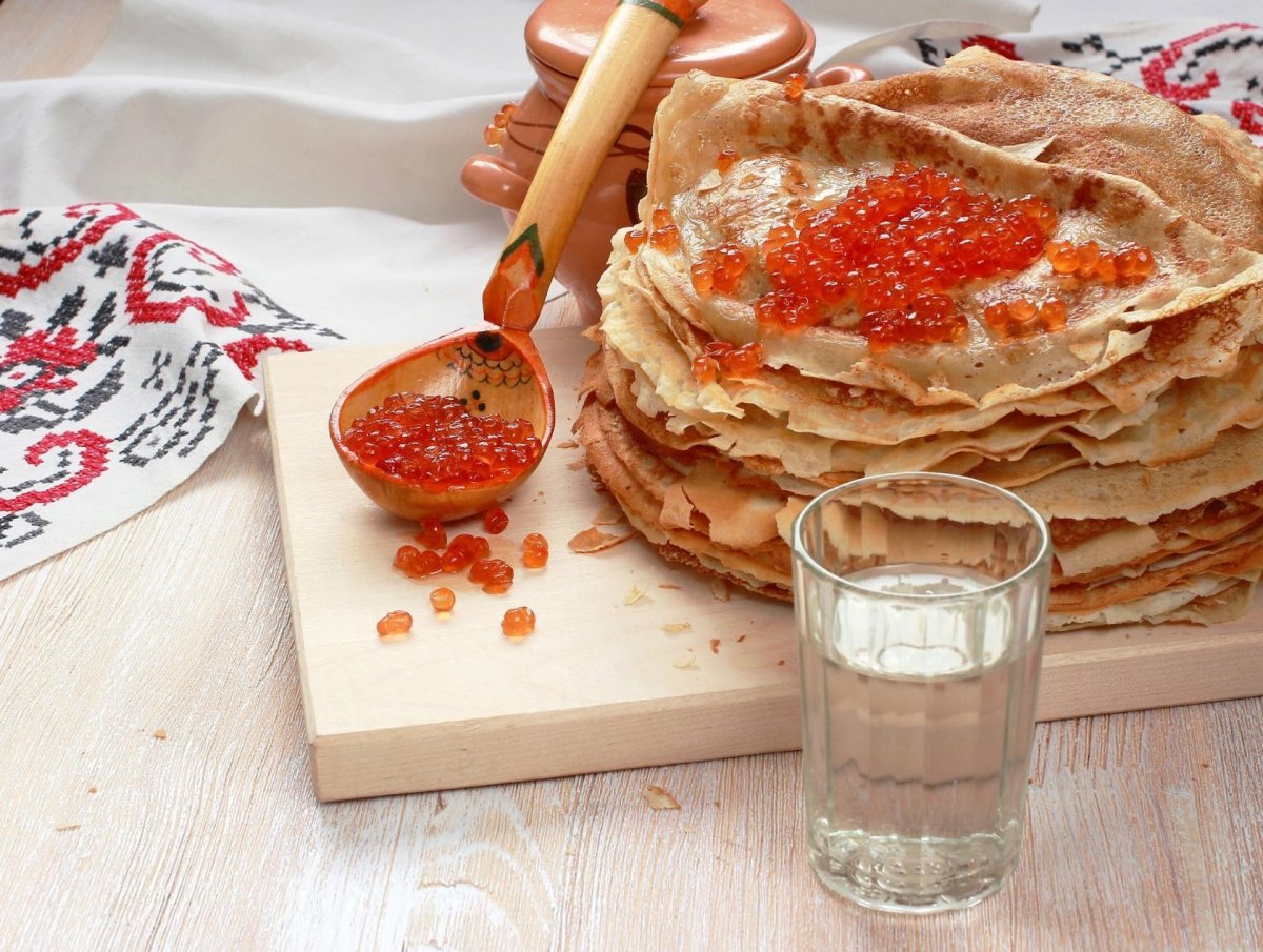 Блины с вареньем