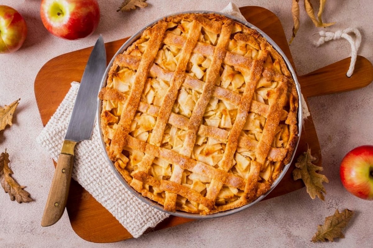 Бретонский яблочный пирог