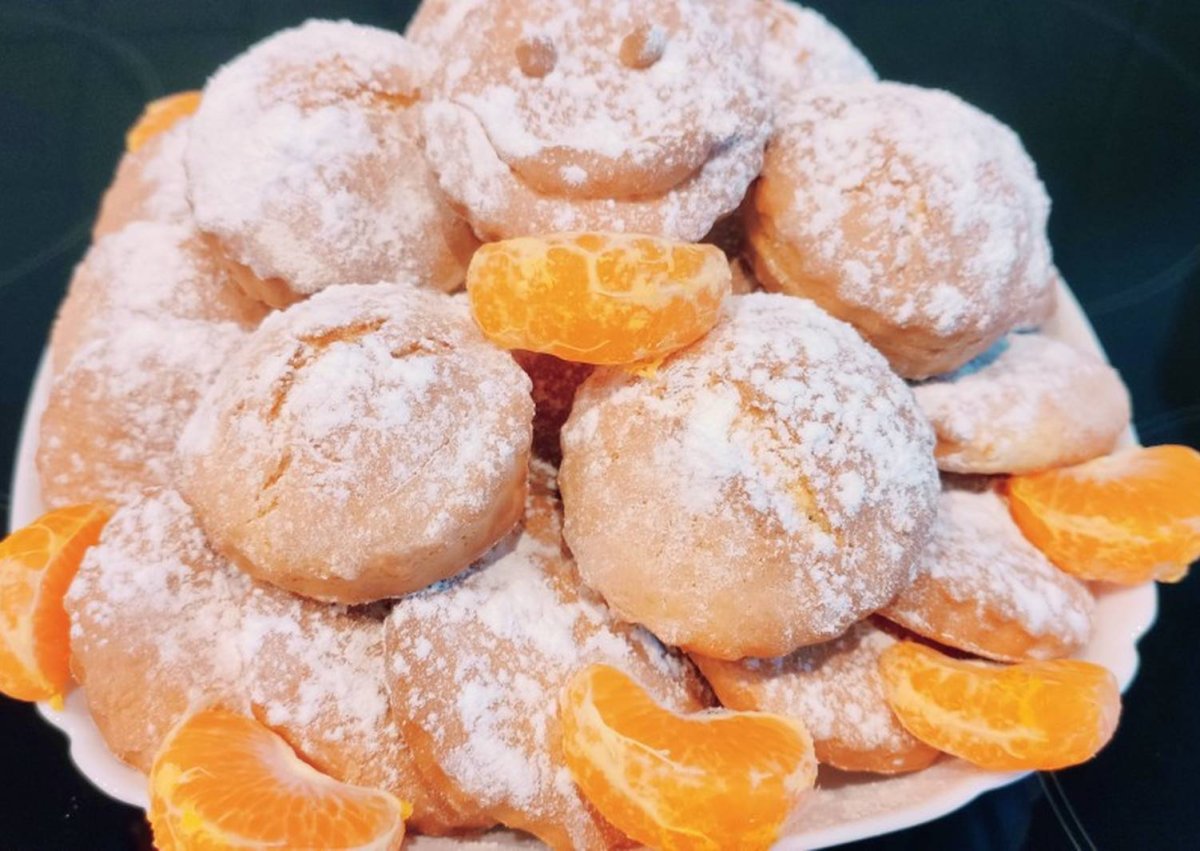 Мандариновое печенье