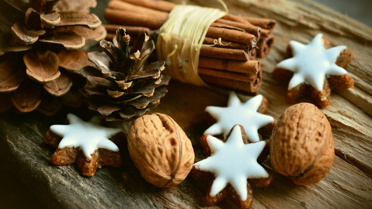 Миндальное печенье с мандаринами