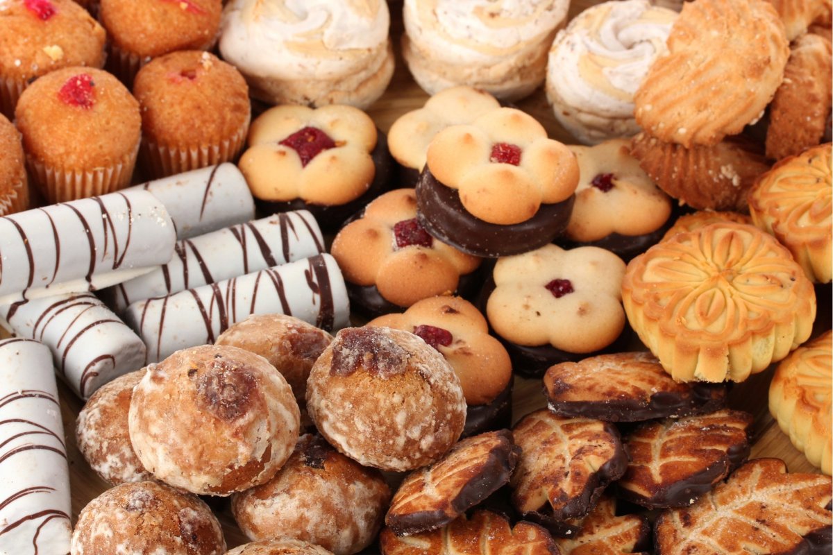 Печенье мишки с миндалем
