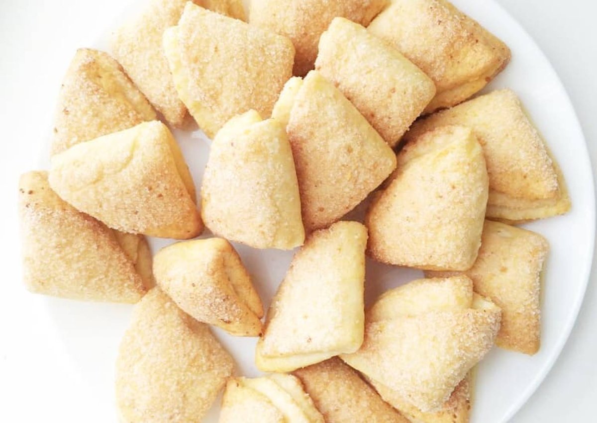 Творожное печенье кубики