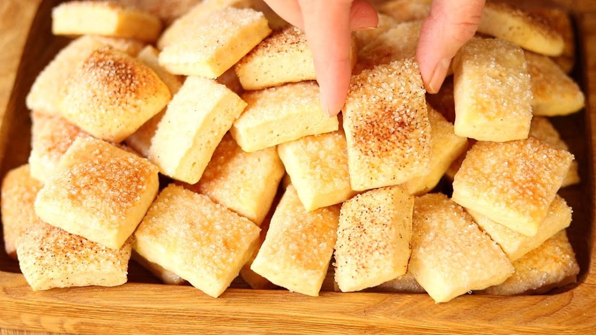 Печенье с творожной массой
