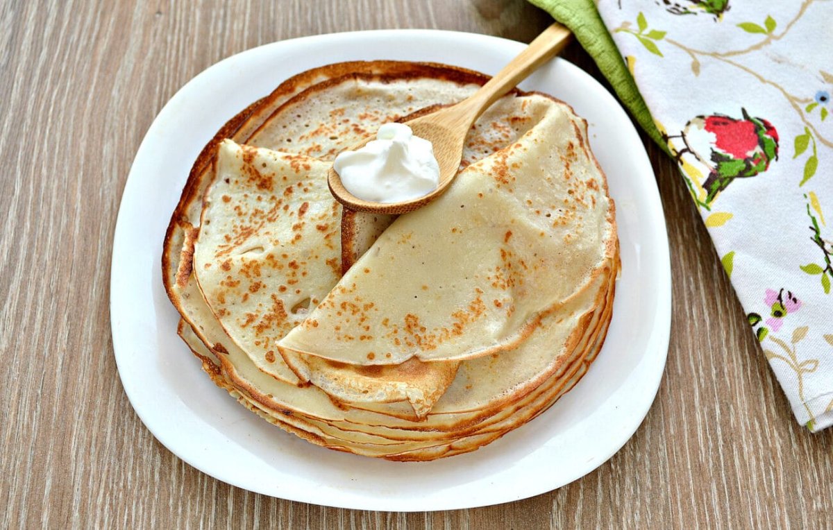 Блины на ряженке