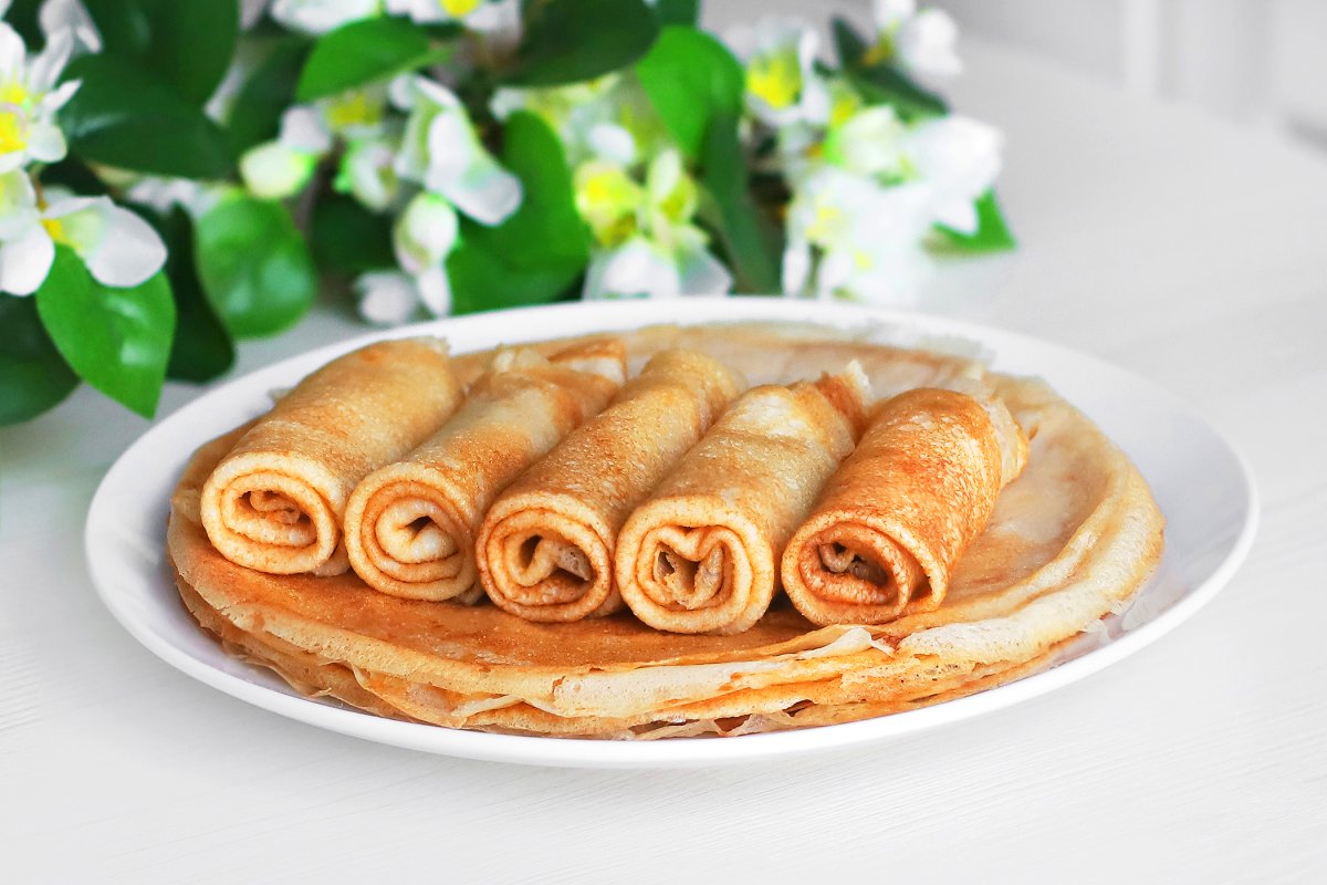 Блинчики с медом
