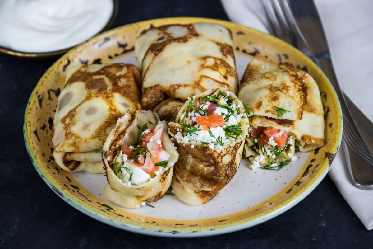 Блины с разными начинками