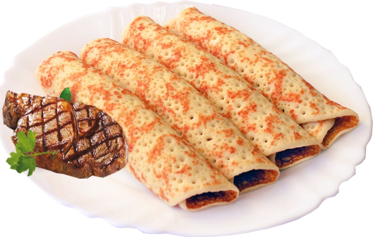 Блинчики Элика с мясом