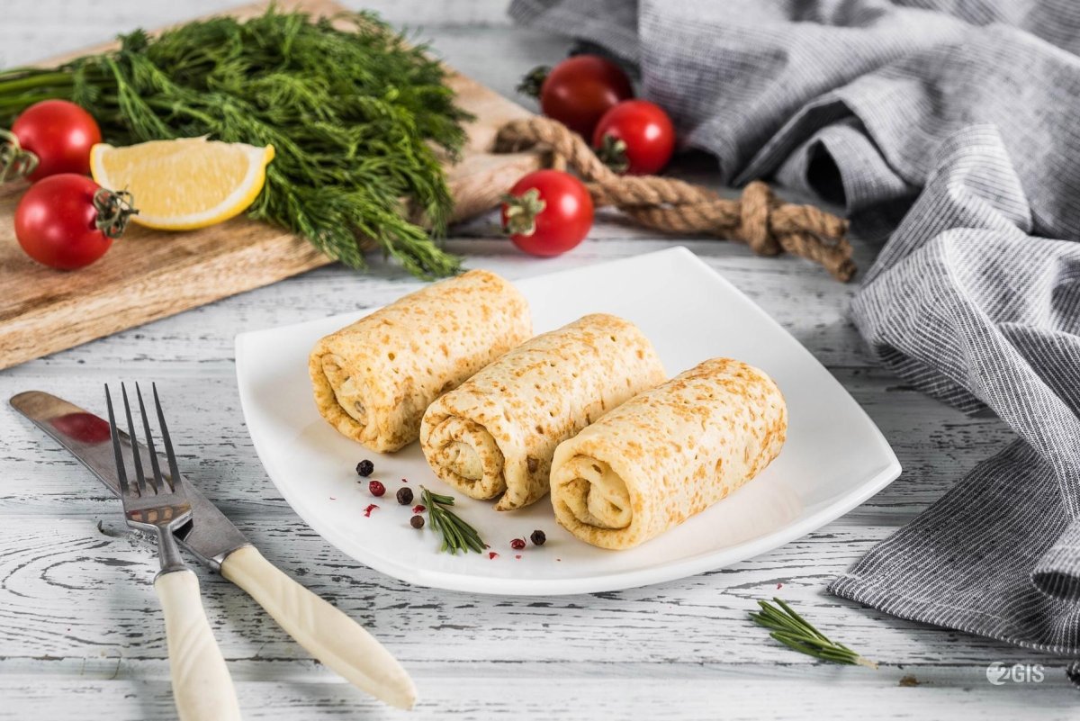 Блинчики с мясом