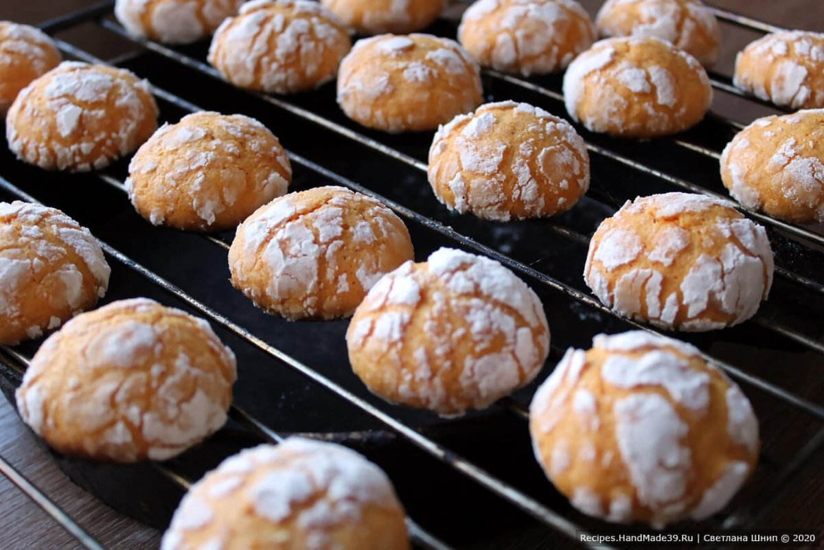 Печенье с апельсиновой начинкой