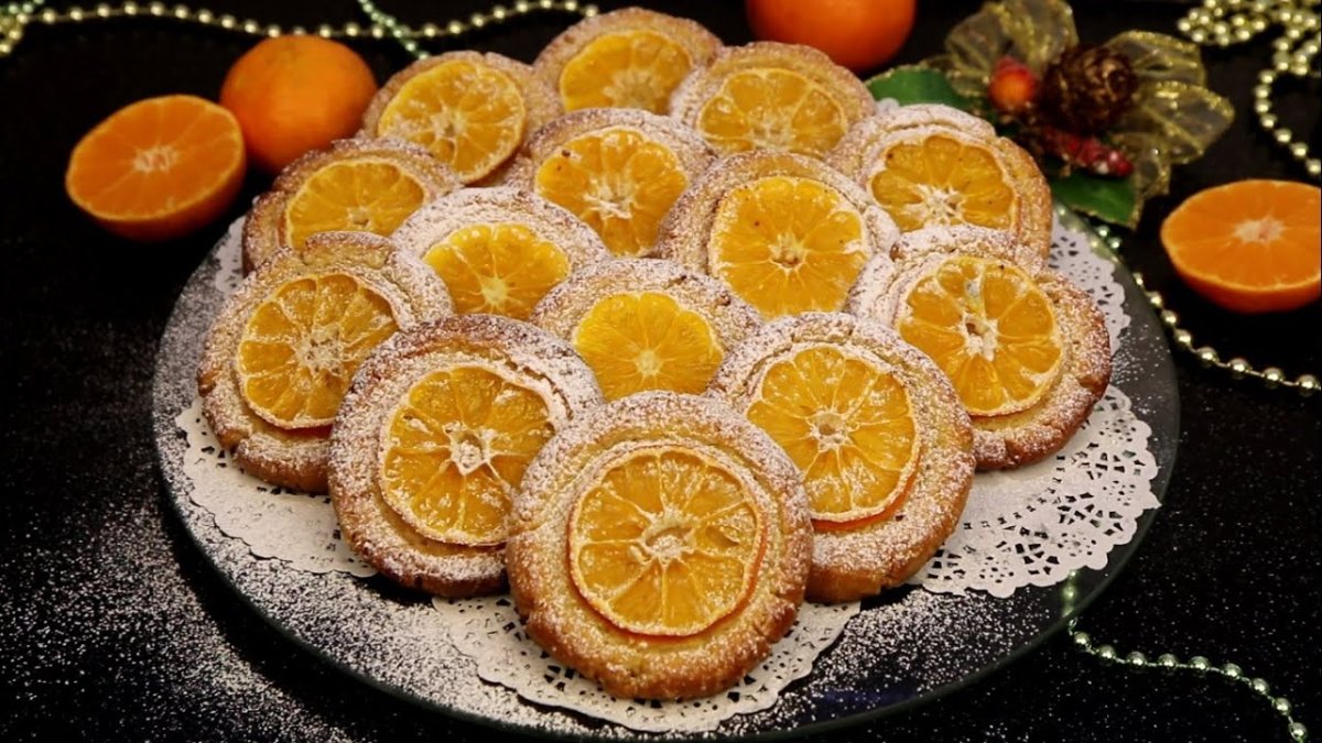 Лимонное печенье с трещинками