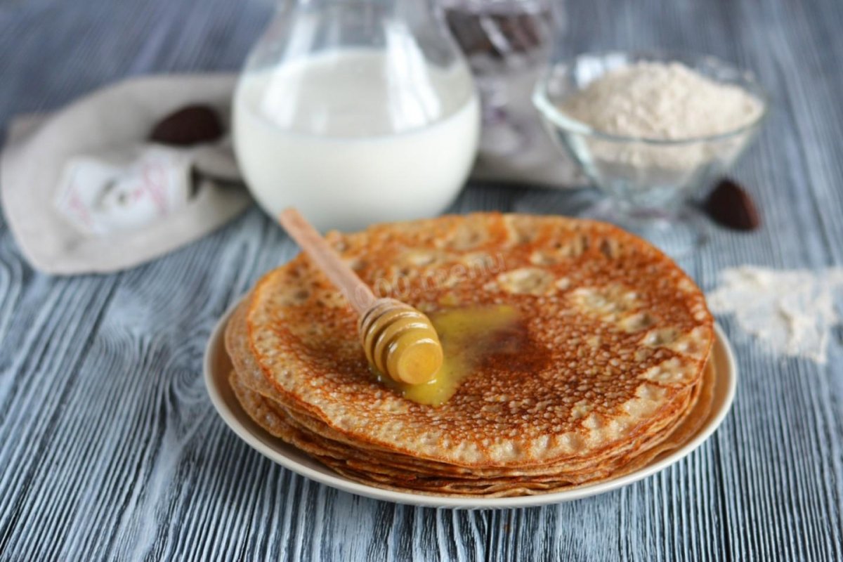 Блины пшенные дрожжевые мордовские