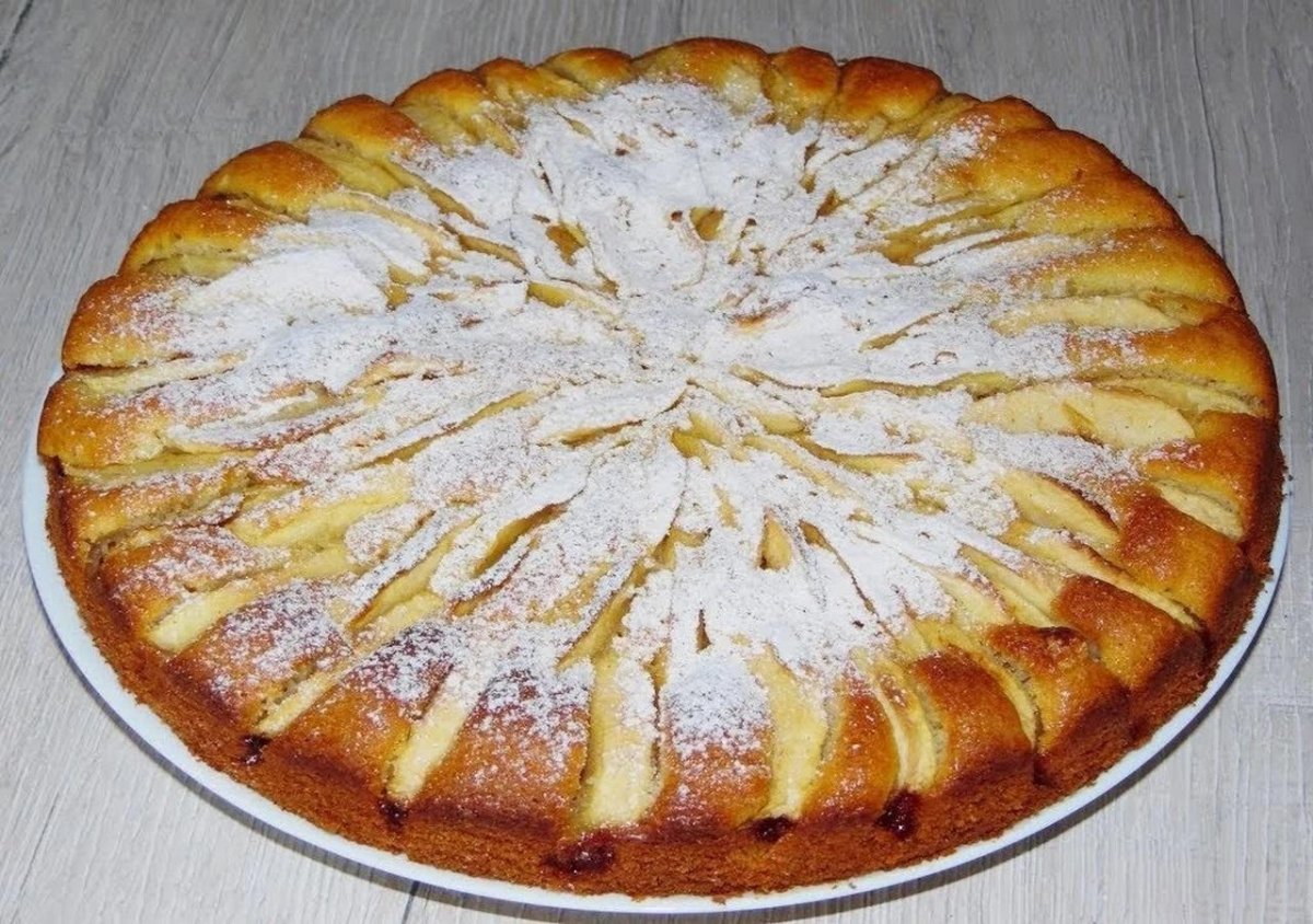 Яблочный пирог который во рту