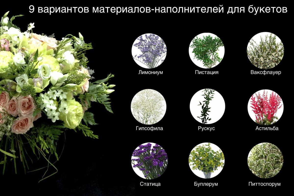 Красивый пышный букет