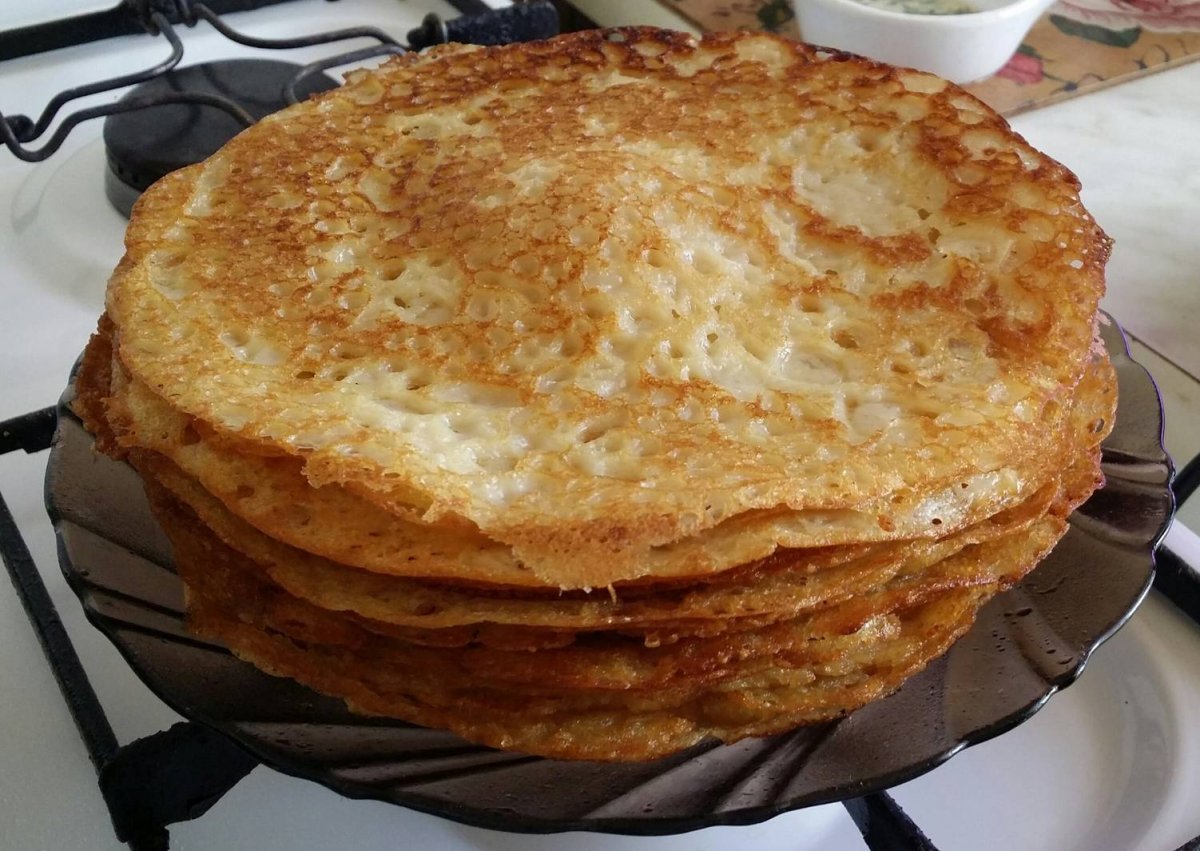 Мордовские пшённые блины
