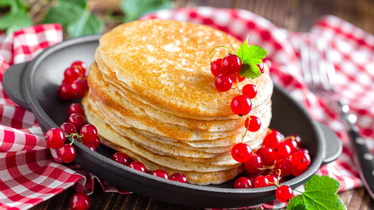 Банановые панкейки Азбука вкуса