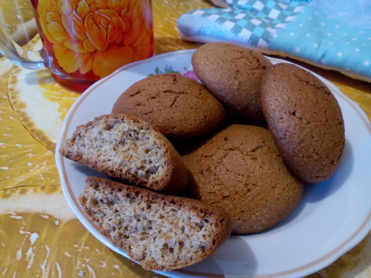 Овсяное печенье с орехами