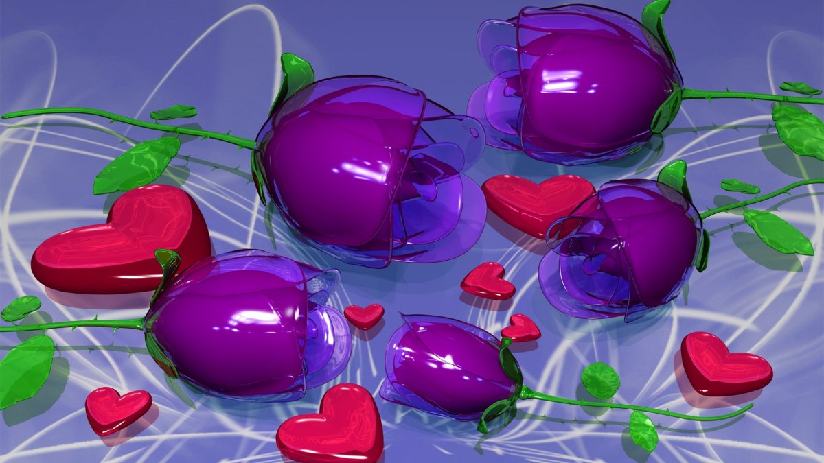 Яркие обои 3d