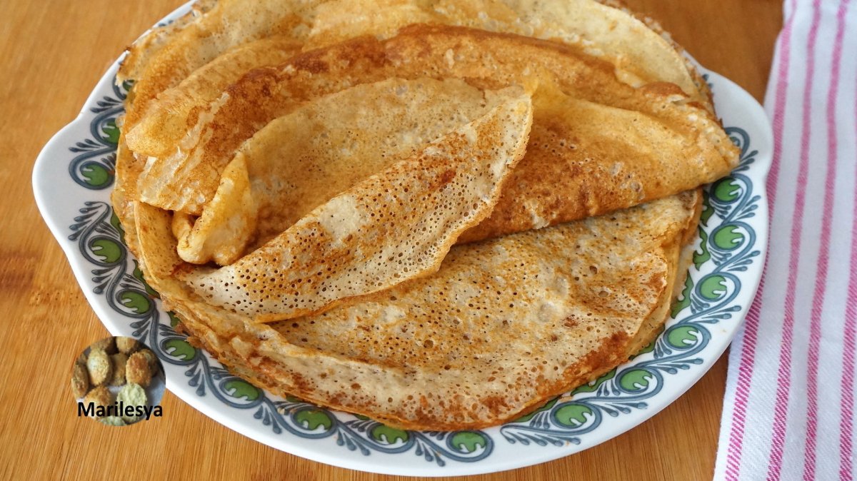 Овсяный блин с морковью