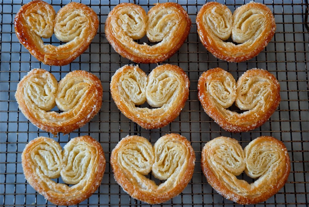 Слоеные ушки (palmiers