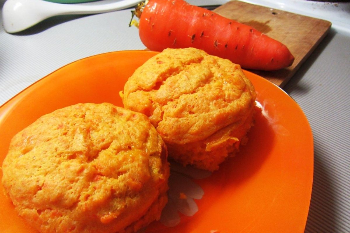 Морковное печенье мягкое