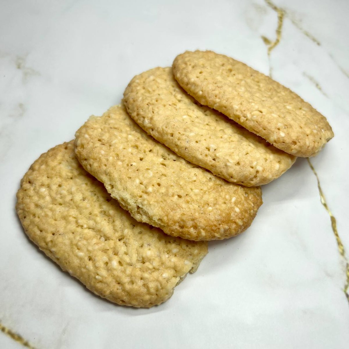 Песочное печенье с кунжутом