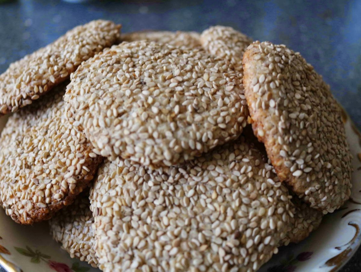 Печенье сезам с кунжутом