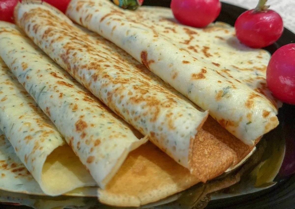Сырные блинчики