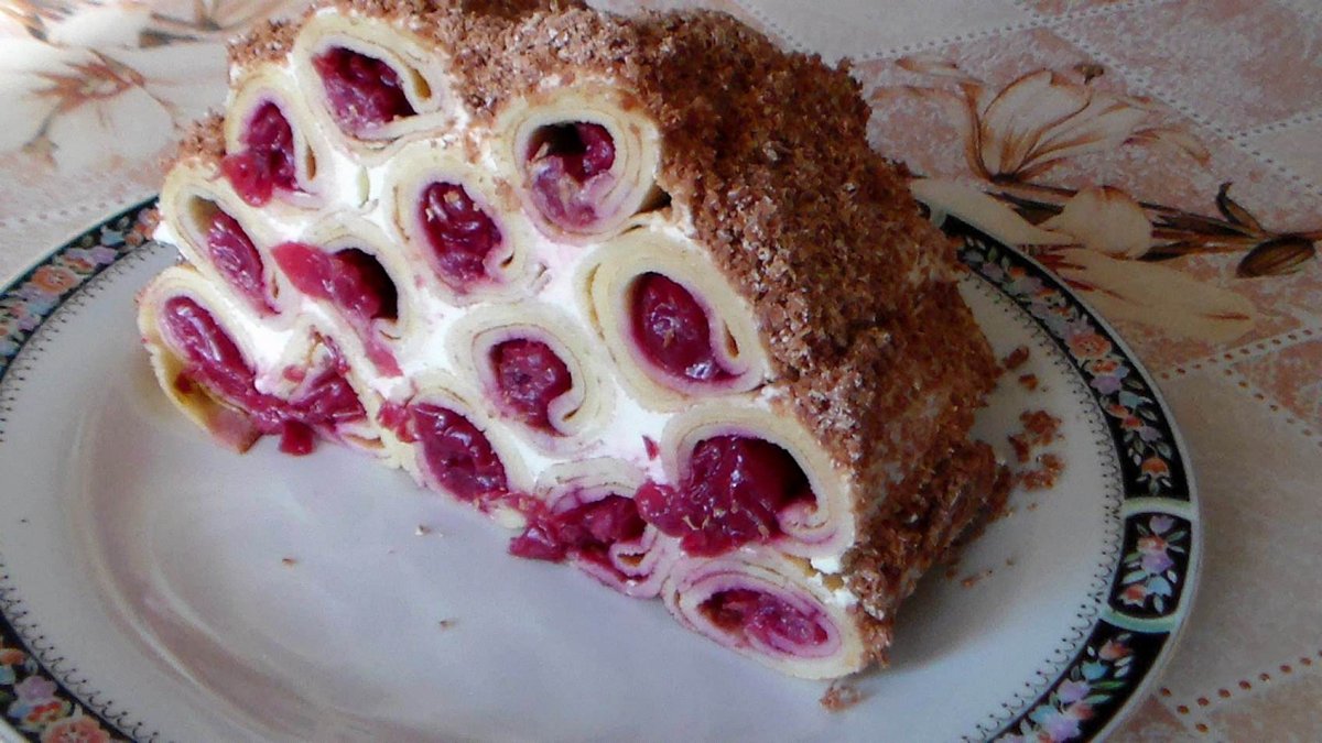 Торт Монастырская изба с курагой