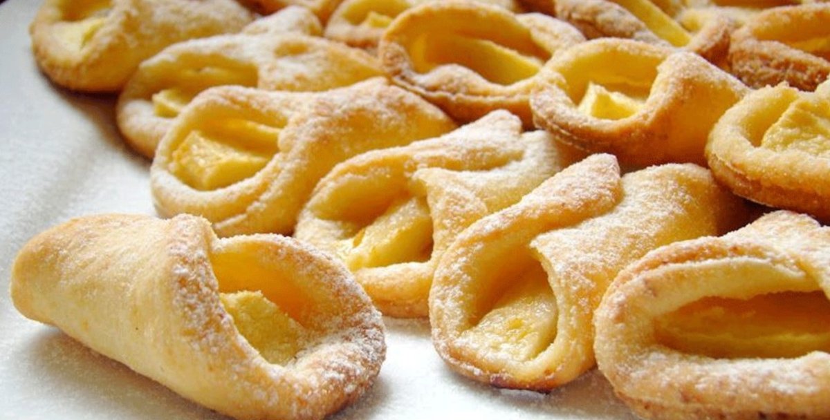 Печенье с яблочной начинкой
