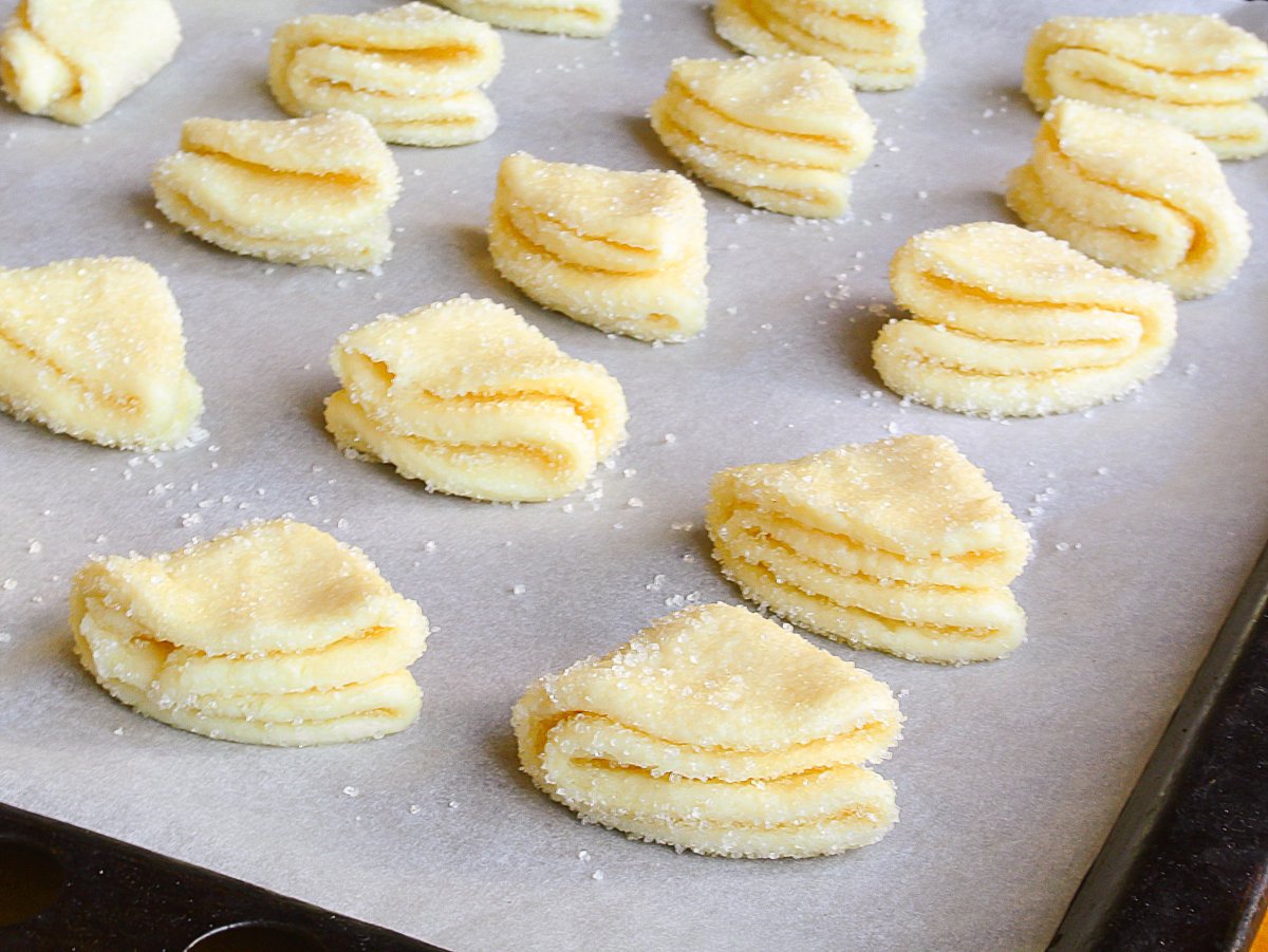 Творожное печенье ракушки
