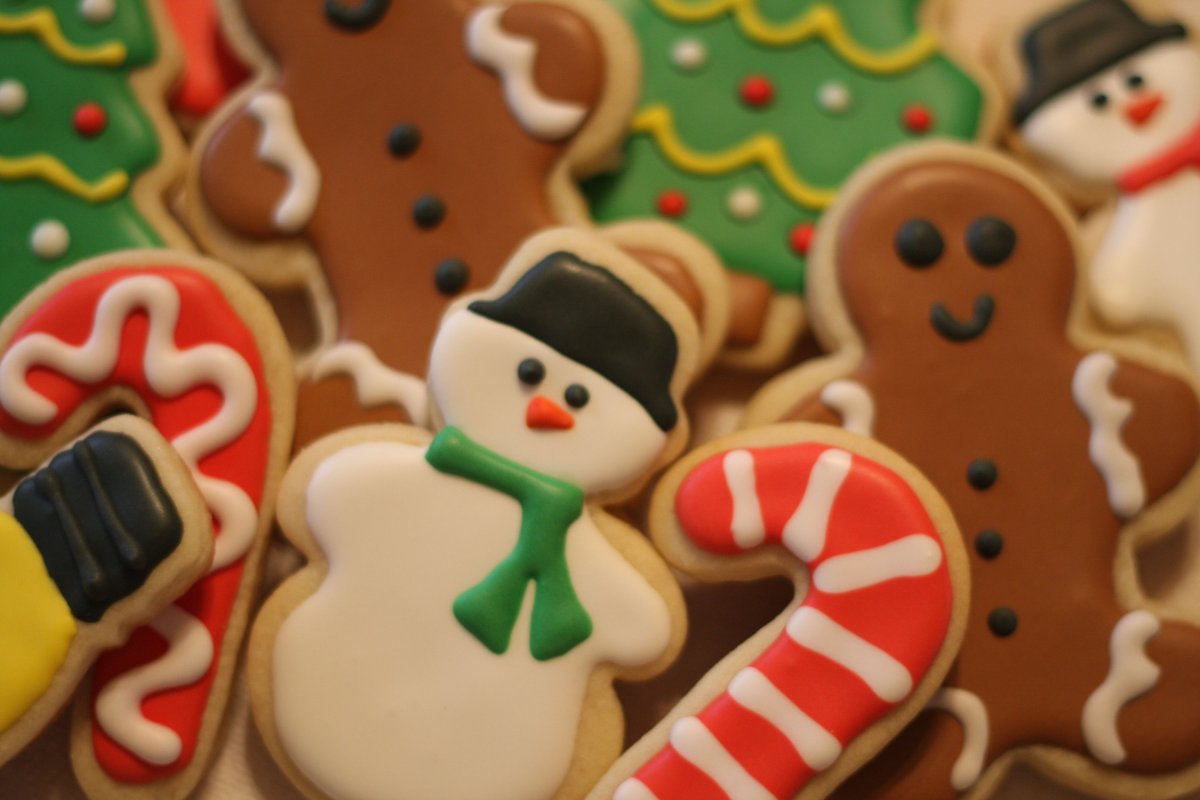 Happy Holidays cookies
