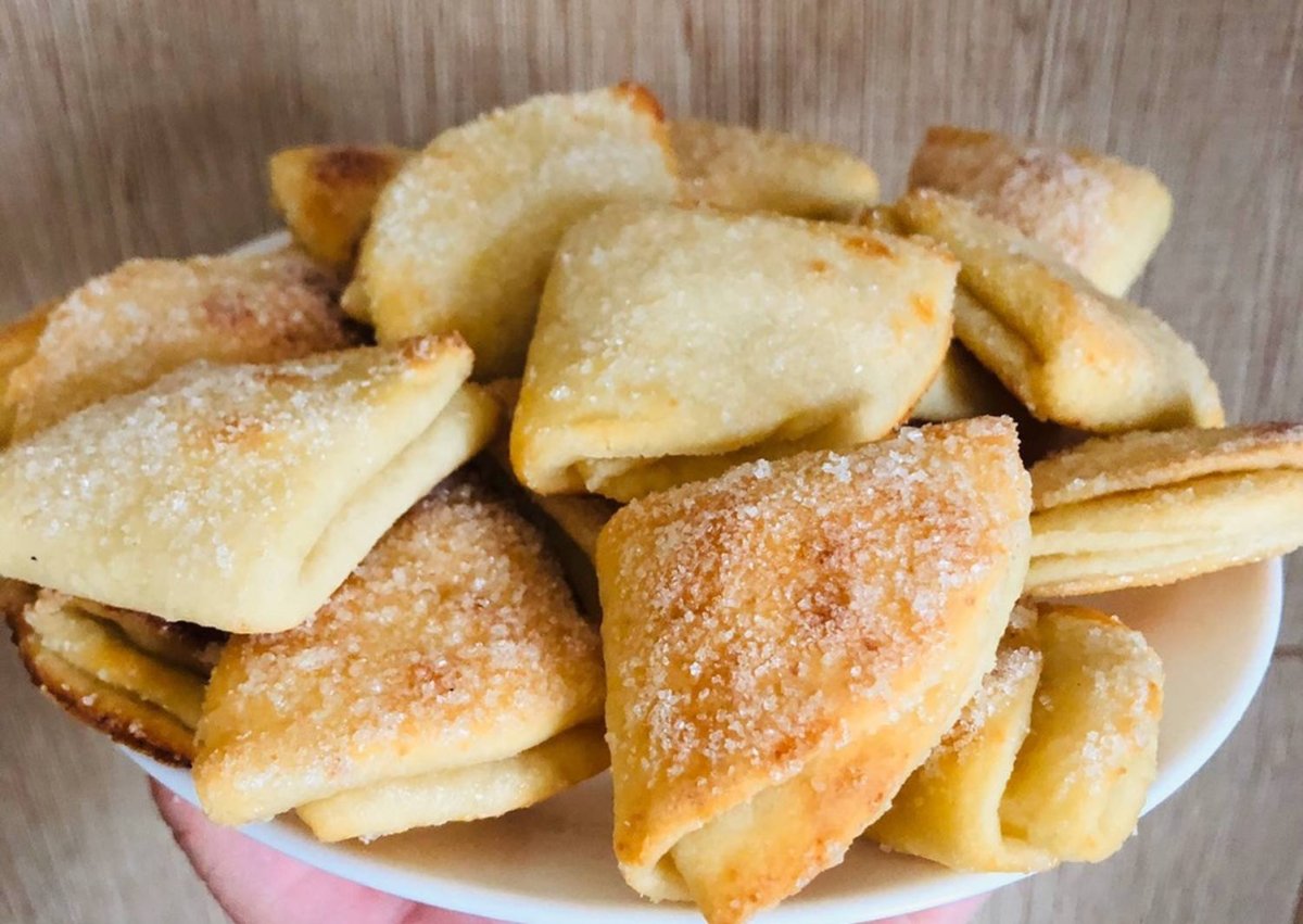 Творожное печенье ракушки