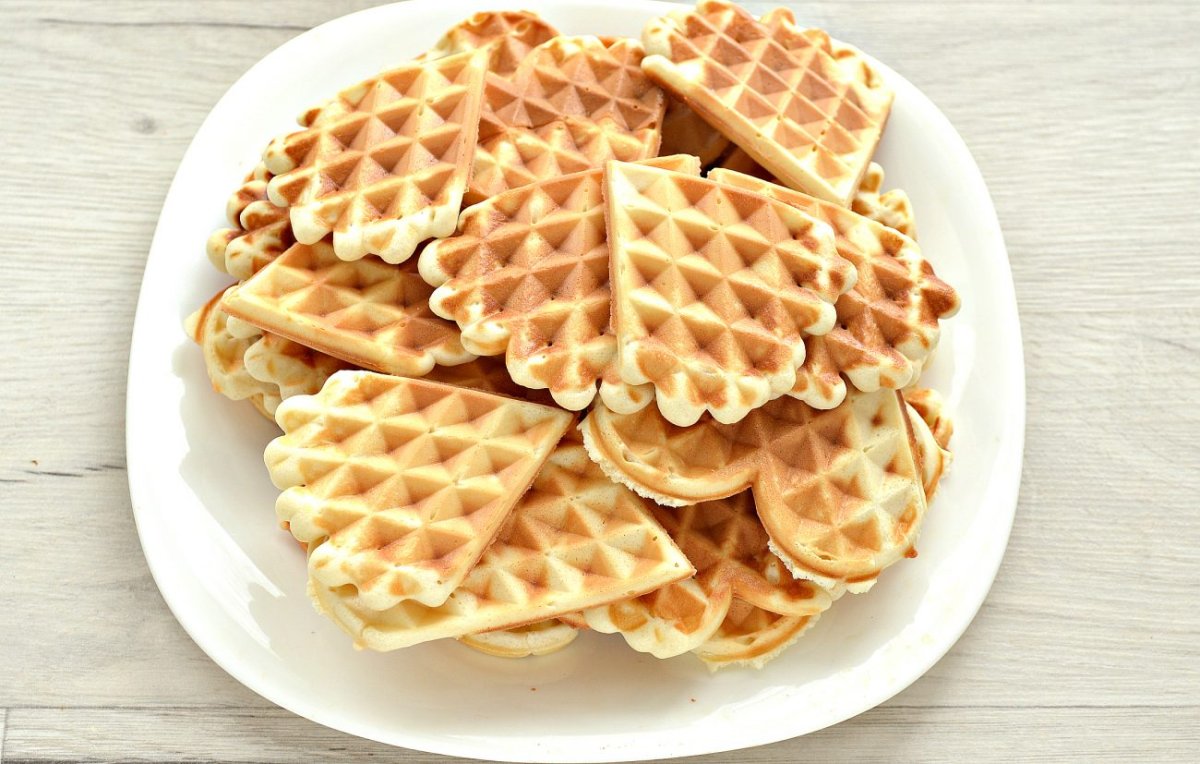 Венские вафли со сгущенкой
