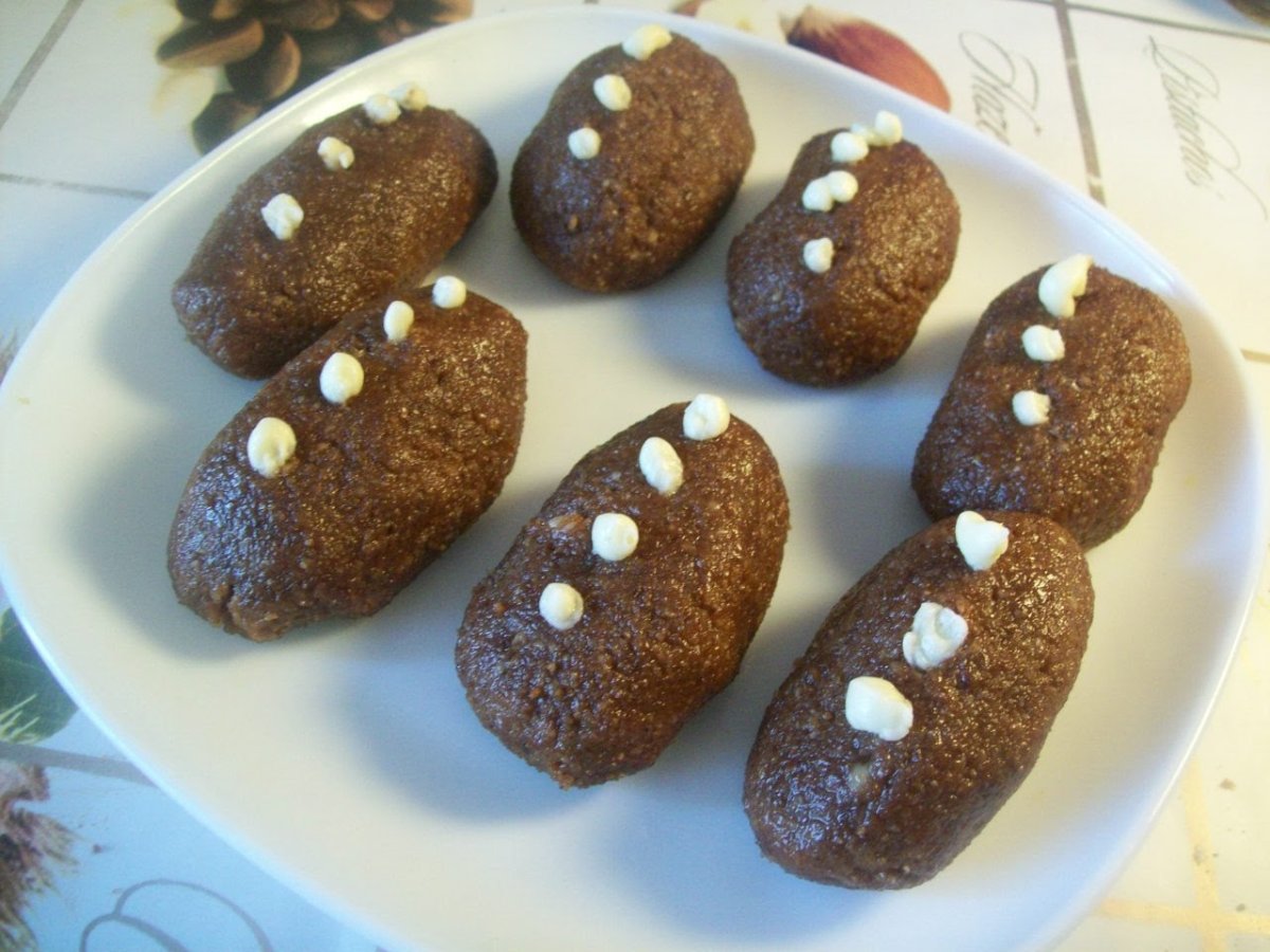 Шоколадная картошка из печенья