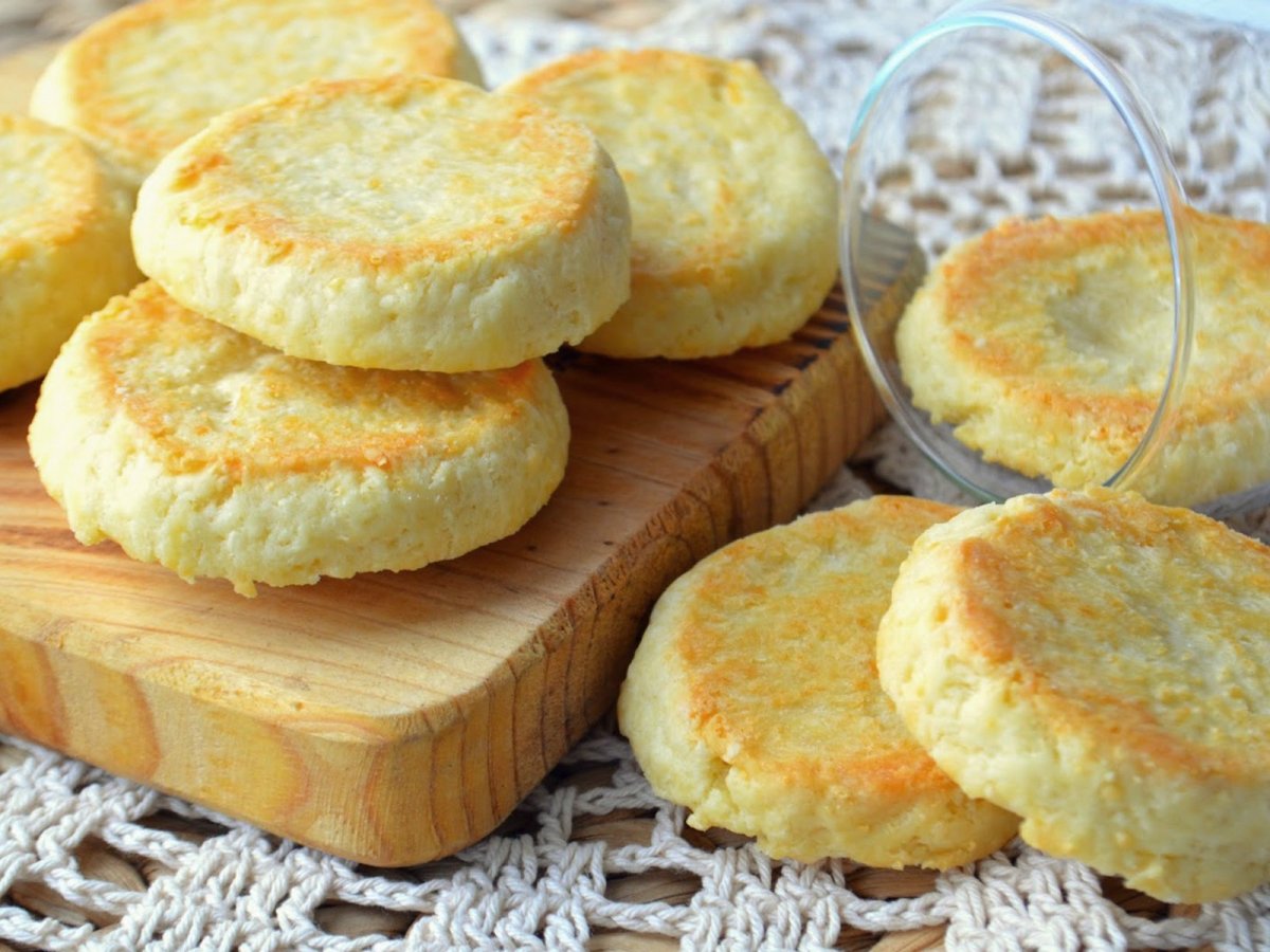 Печенье с сыром и творогом