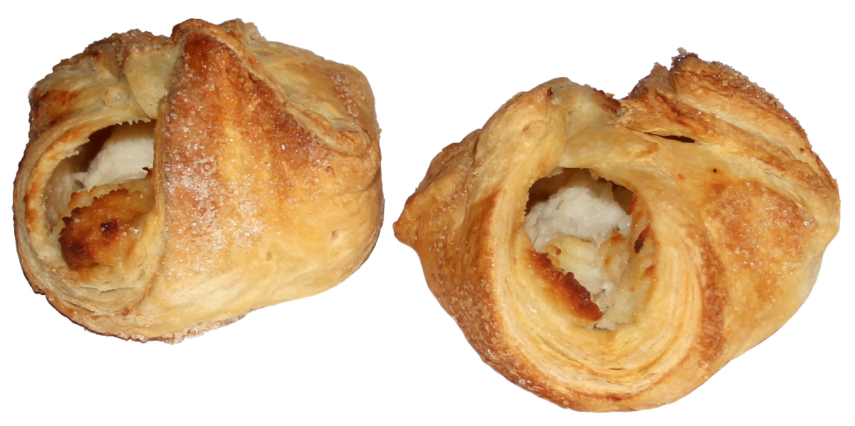 Творожное печенье с яблоками
