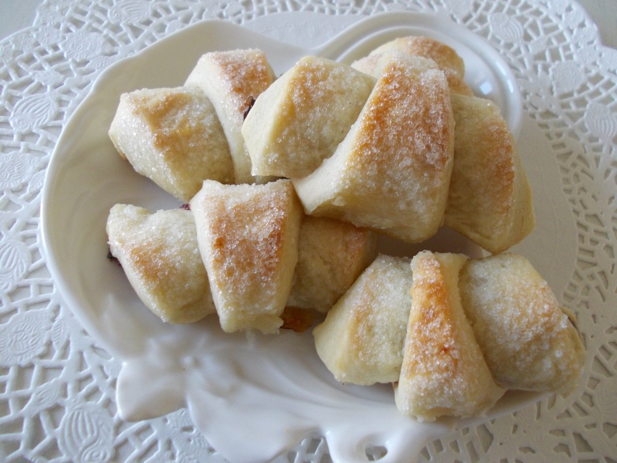 Печенье розочки с грецким орехом