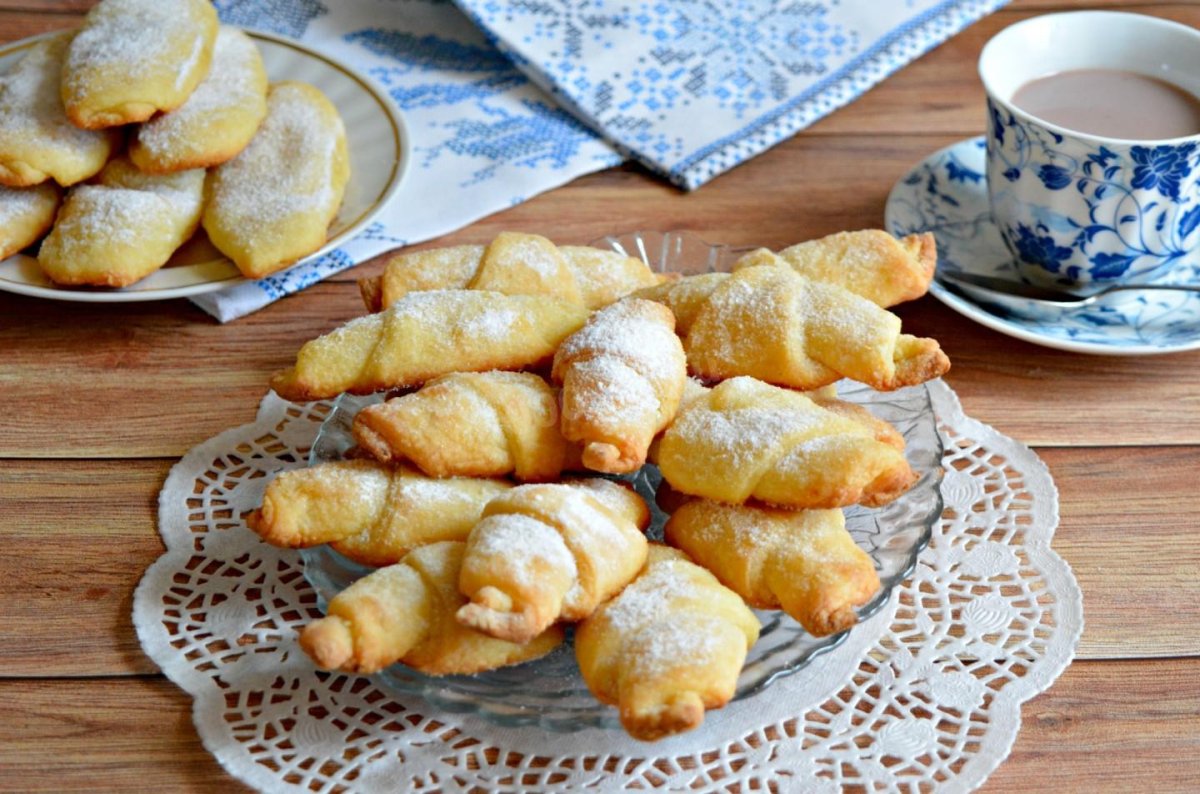 Творожное печенье с яблоками