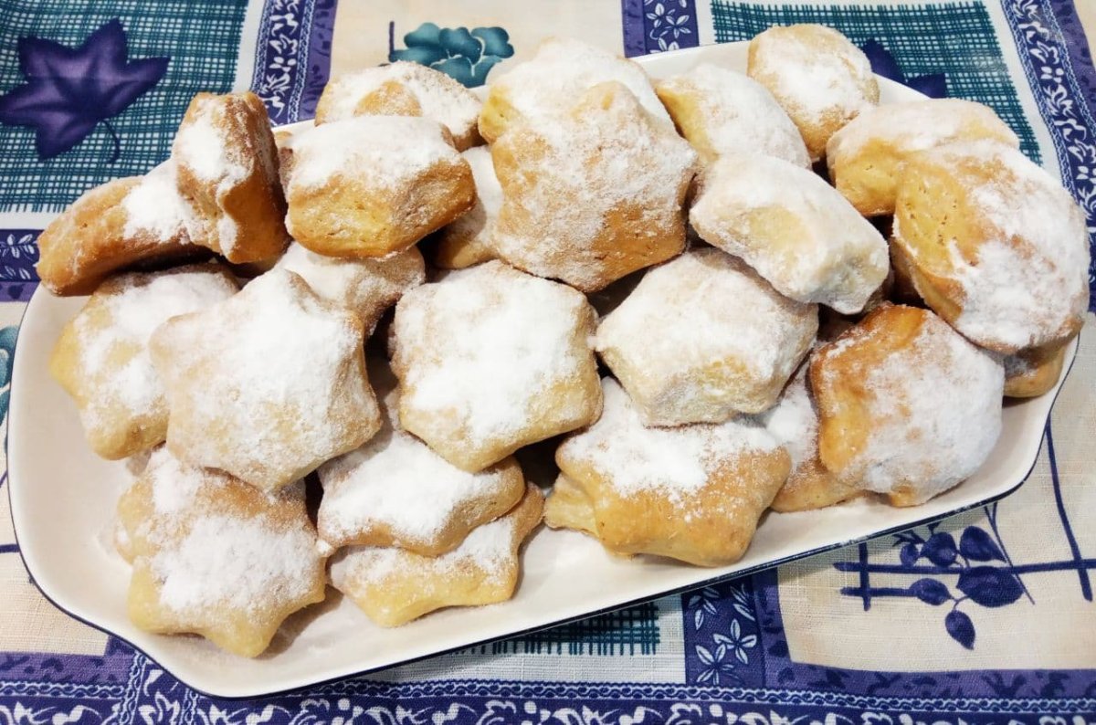 Печенье гусиные лапки с творогом