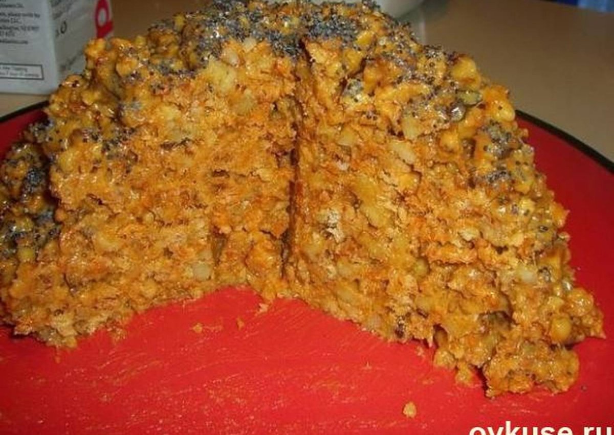 Торт с печеньем и сгущенкой