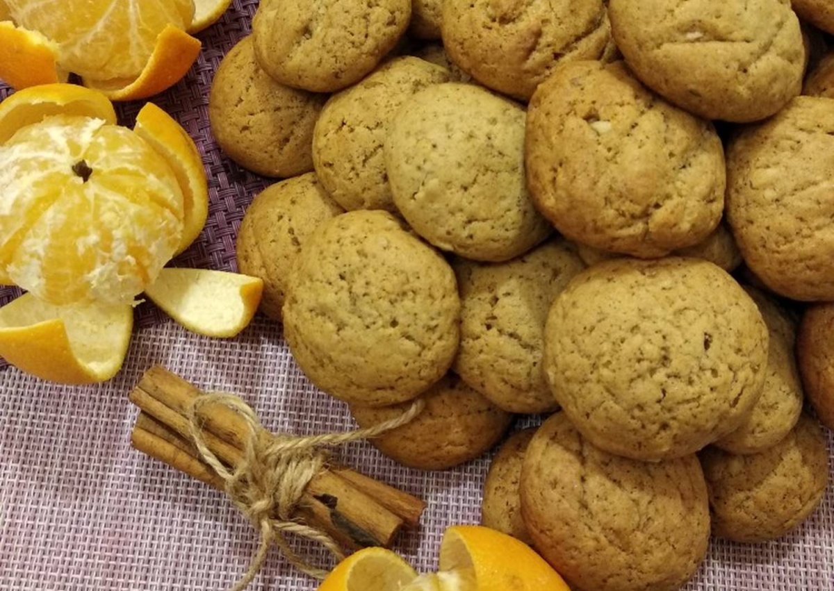 Имбирное печенье с орехами