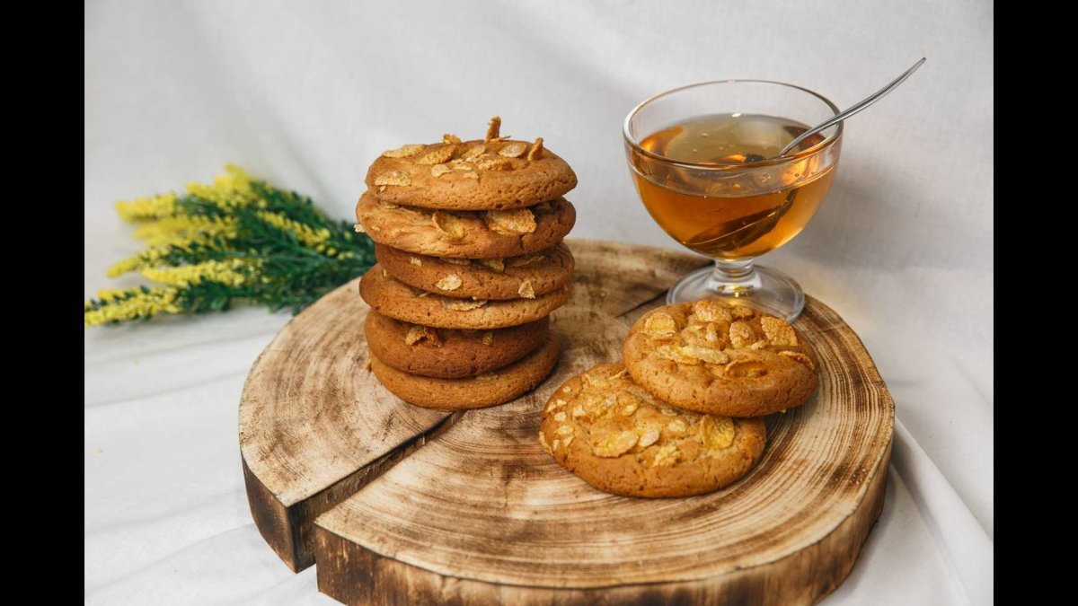 Печенье на маргарине и с медом