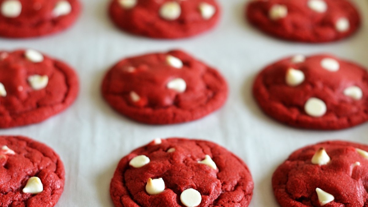 Red Velvet cookie and Pastry cookie