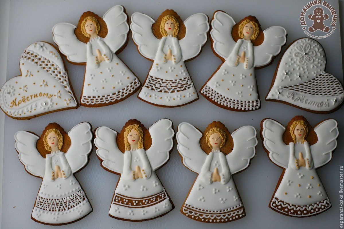 Пряник Рождественский ангел