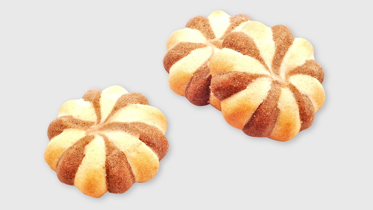 Двухцветное печенье