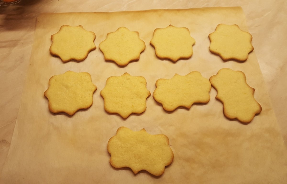 Песочное печенье с сахаром