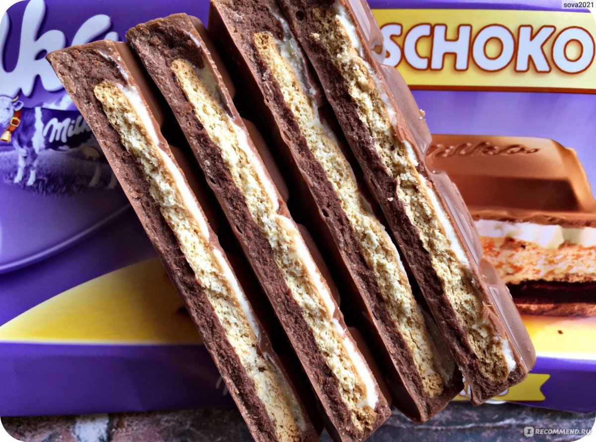 Milka со сгущенкой
